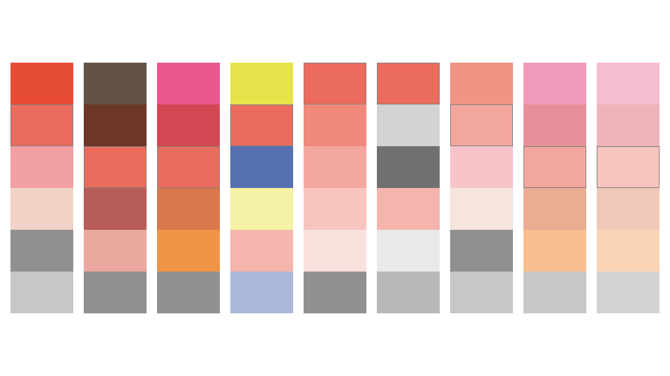 NYC: colores para la ambientación. NYC: colores para la ambientación.